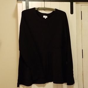 Crown and Ivy black sweater XL